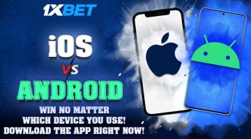 Place your bets with the modern 1xBet mobile app